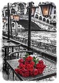 【4-55】A3square　水路の街灯とテラスの赤い薔薇
