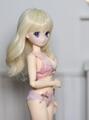 [Rainbow Bits] Q'z BODY G胸用 フラワープリント ブラ&ショーツセット