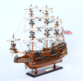 帆船模型 完成品 木製 イギリス軍船 ソブリン・オブ・ザ・シーズ HMS Sovereign of the Seas 全長50cm T359