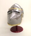 【レンタル商品】 中世 18ゲージスチール製 ピッグフェイス バシネットヘルム 着用可 兜