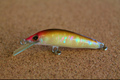 ハンドメイドルアー流アワビMD5cmピンクトップ