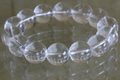 超激レア！極上ガネーシュヒマール水晶ブレスレット超大玉17mm【最高品質・超透明・光沢・超激レア】