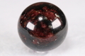 極上レッド＆ブラック52mm！ロシア産ユーディアライト丸玉【最高品質・光沢・激レア】