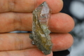 激レア！超透明インドマニハール産水晶ゴールドルチル入り【最高品質・超透明・超光沢・レコードキーパー・激レア】