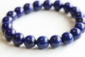 極上濃厚ブルー10mm玉！アフガニスタン産ラピスラズリ・ブレスレット【最高品質・光沢・激レア】