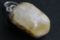 極上！光沢感抜群！ピーチカラー！超高波動ロシア産フェナカイト46.5ct・ペンダント【最高品質・透明・光沢・レインボー・超激レア】