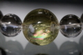 虹入りゴールデンレムリアン15mm玉*超透明10mm玉！高波動コロンビアレムリアン水晶ブレスレット【最高品質・超透明・超光沢・超激レア】