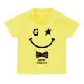 お名前入りTシャツ＊スマイル柄＊ベビーサイズ <No.BT323>