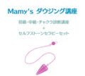 セルフストーンセラピーフルセット(How to+石付)　ダウジング ペンデュラム講座初級(ペンデュラム付)+中級+チャクラ診断講座