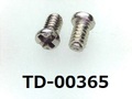 (TD-00365) SUSXM7 #0特ナベ [2006] ＋－ M1.4x2.4 ﾊﾟｼﾍﾟｰﾄ、ﾉｼﾞﾛｯｸ付