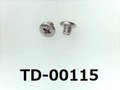 (TD-00115)SUSXM7  #00特ナベ [1804] ＋ M1×1  ﾉｼﾞﾛｯｸ付 ﾊﾟｼﾍﾟｰﾄ