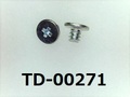 (TD-00271) 鉄16Aヤキ #00特ヒラ [2002] ＋ M1x1.2 三価白