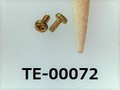 (TE-00072) 真鍮 #00特ナベ [1404] ＋ M0.6x1.5 生地