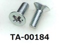 (TA-00184) 鉄10R  サラ + M3×8　三価白