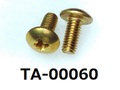 (TA-00060) 真鍮　　　トラス + M2.6×6　　　生地