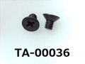 (TA-00036) 鉄10R  サラ ＋ M2.5×4　　　三価黒