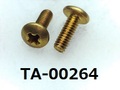 (TA-00264) 真鍮　 　トラス + M2x6 生地