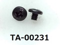 (TA-00231) 鉄16A  バインド + M2×2　　　三価黒