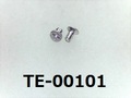 (TE-00101) アルミ #00特サラ (D=1.0) + M0.6x1.3 生地