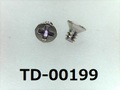 (TD-00199) SUSXM7 #0特サラ (D=1.8 )＋ M1x1.6 洗浄