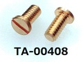 (TA-00408) リン青銅 (C5441) 特ヒラ [3006] - M2x4 脱脂