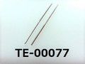 (TE-00077) 鉄 棒ネジ M0.6x22 (S=11) ニッケル