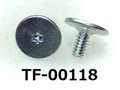 (TF-00118) 鉄16Aヤキ 特ヒラ [5606] T3トルクス 1.6x3 ベーキング、三価白
