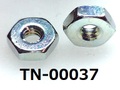 (TN-00037) 鉄 六角ナット UNC#6-32 三価白