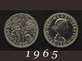 1965年　6ペンスコイン