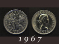 1967年　6ペンスコイン