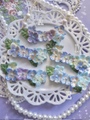 連なる紫陽花ネックレス　クリップ