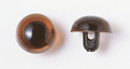 9mm  プラスチックアイ クリスタルカラー  クリスタルブラウン