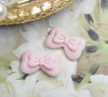 ベビーピンクフロッキーリボンパーツパーツ