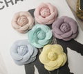 パステルカラーファブリックカメリア　6color/5cm