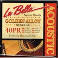 La Bella ラベラ 40PR 13-54 Golden Alloy Regular アコースティックギター弦 900円