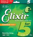 Elixir 45-130tw ５弦 14087＋15433 MEDIUM EXTRALONG  BASS弦  / ｴﾘｸｻｰ ﾍﾞｰｽ  6500円