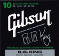 Gibson B.B. King Signature  エレキ弦 SEG-BBS Pure Nickel 10-54  　1500円