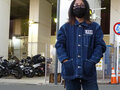 NAIL DENIM COVERALL