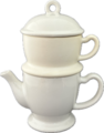 ティーポット＆ドリッパーセット (アウトレット品）=茶こしアミは付属しません=