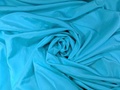 プレーン・シルク/コットン　アクアブルー