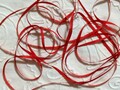 シルクリボン/アップルレッド　幅2mm
