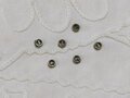  ミニチュア・メタルボタン ４色 3mm（6個セット）