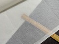 コットンオーガンジー/ナチュラルホワイト（はぎれ）25cm　CONW25