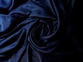 シルク・コットンサテン/ダークブルー（広幅）