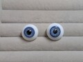 ハンドメイドPWグラスアイ　ブルー　17mm　/17HBLA