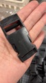 プラスチック黒バックル25mm幅