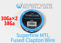 Vandyvape Superfine MTL Fused Clapton Wire 10Feet