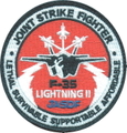 第302飛行隊(旧オジロワシ) 次期ステルス戦闘機 Ｆ－３５A　LIGHTNING パッチ