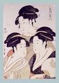 布「当時三美人」喜多川歌麿　おさやオリジナル第１弾