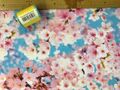 布「さくらの花」リアルプリント